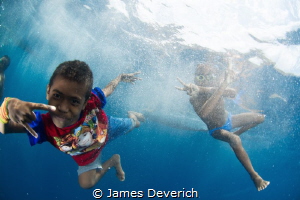Kid's of Alor / Super friendly village came to greet the ... by James Deverich 